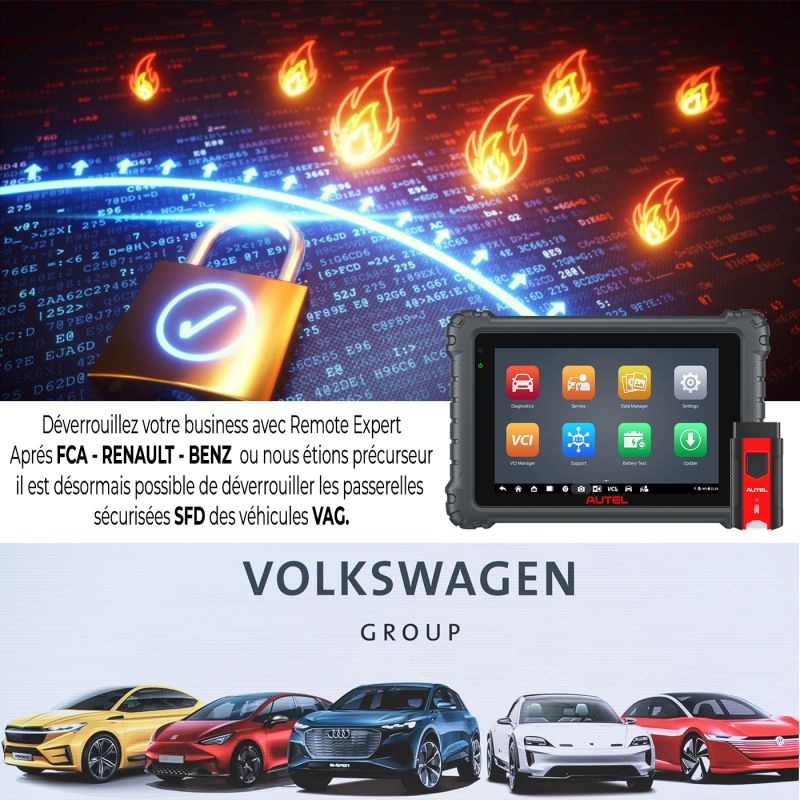  Appareil de Diagnostic OBDeleven pour véhicules VAG : Audi, VW,  Seat, Cupra, Skoda - Pas la Version Pro…