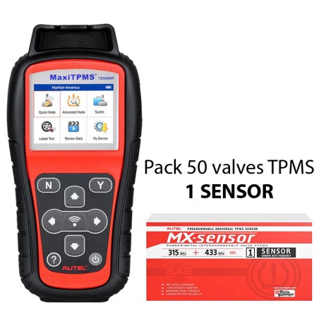 Pack 50 valves + MaxiTPMS TS508 offert