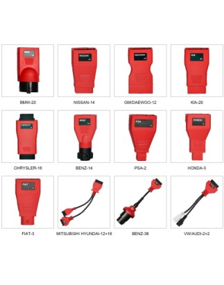 Pack 12 Adaptateurs OBD AUTEL