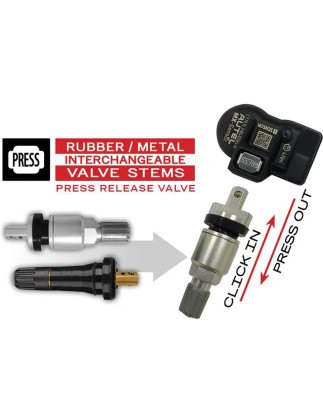 Valves caoutchouc TPMS universal